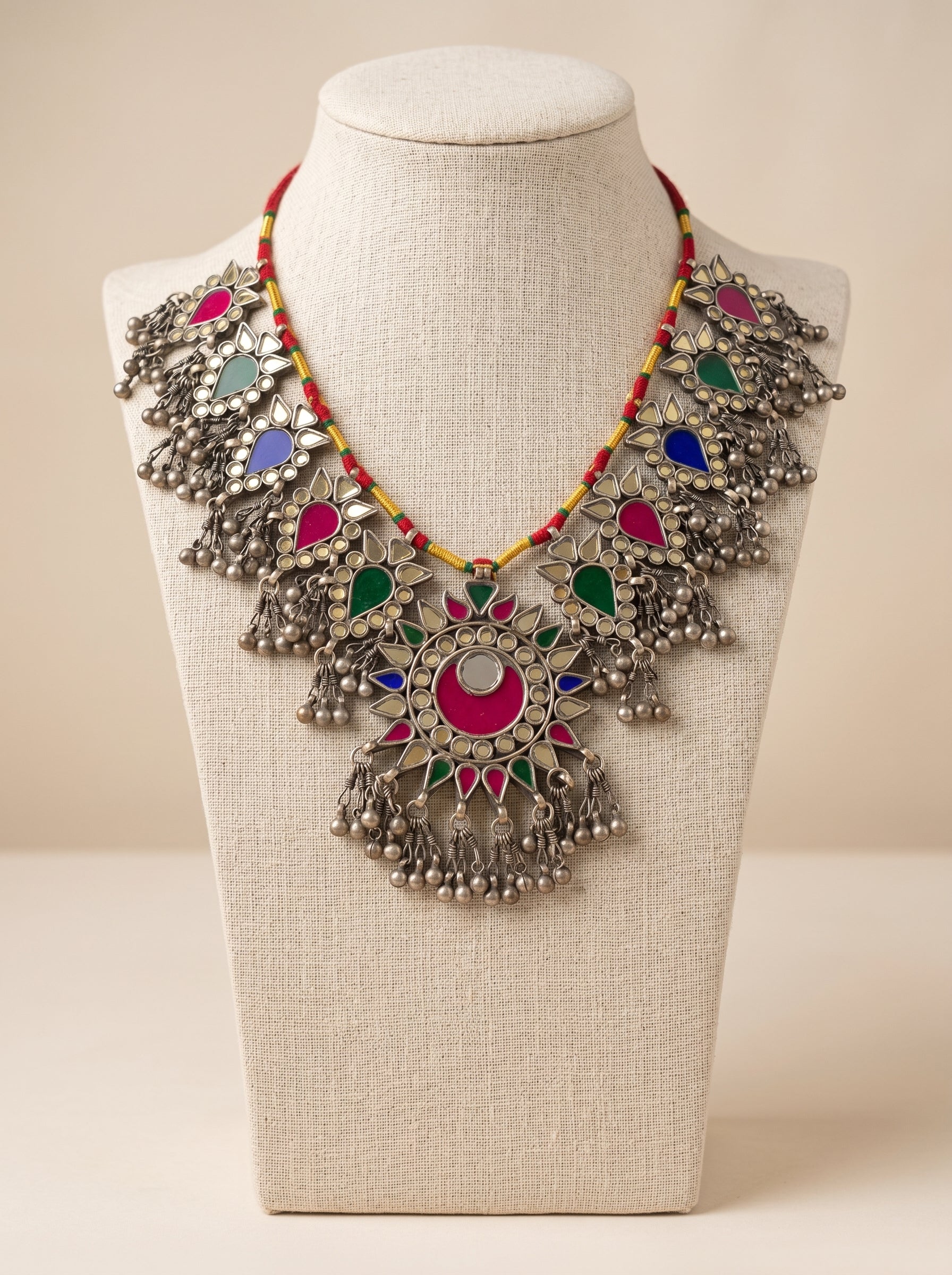 Rang Mahal Mirror Necklace