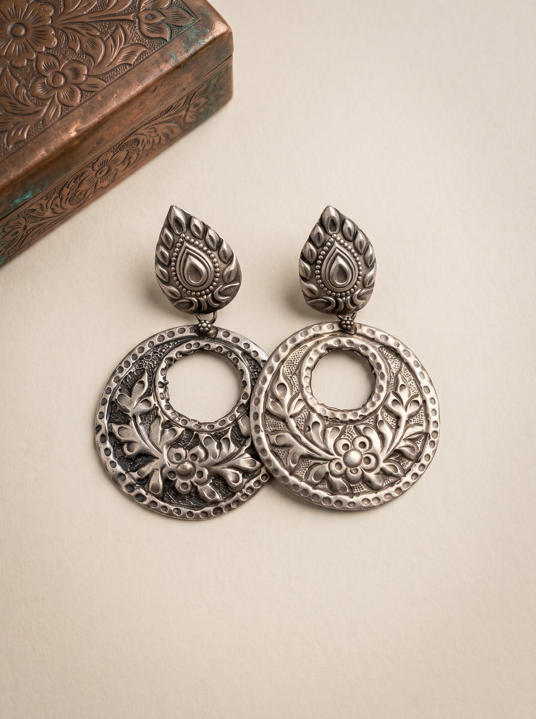Chaand Chakra Earrings
