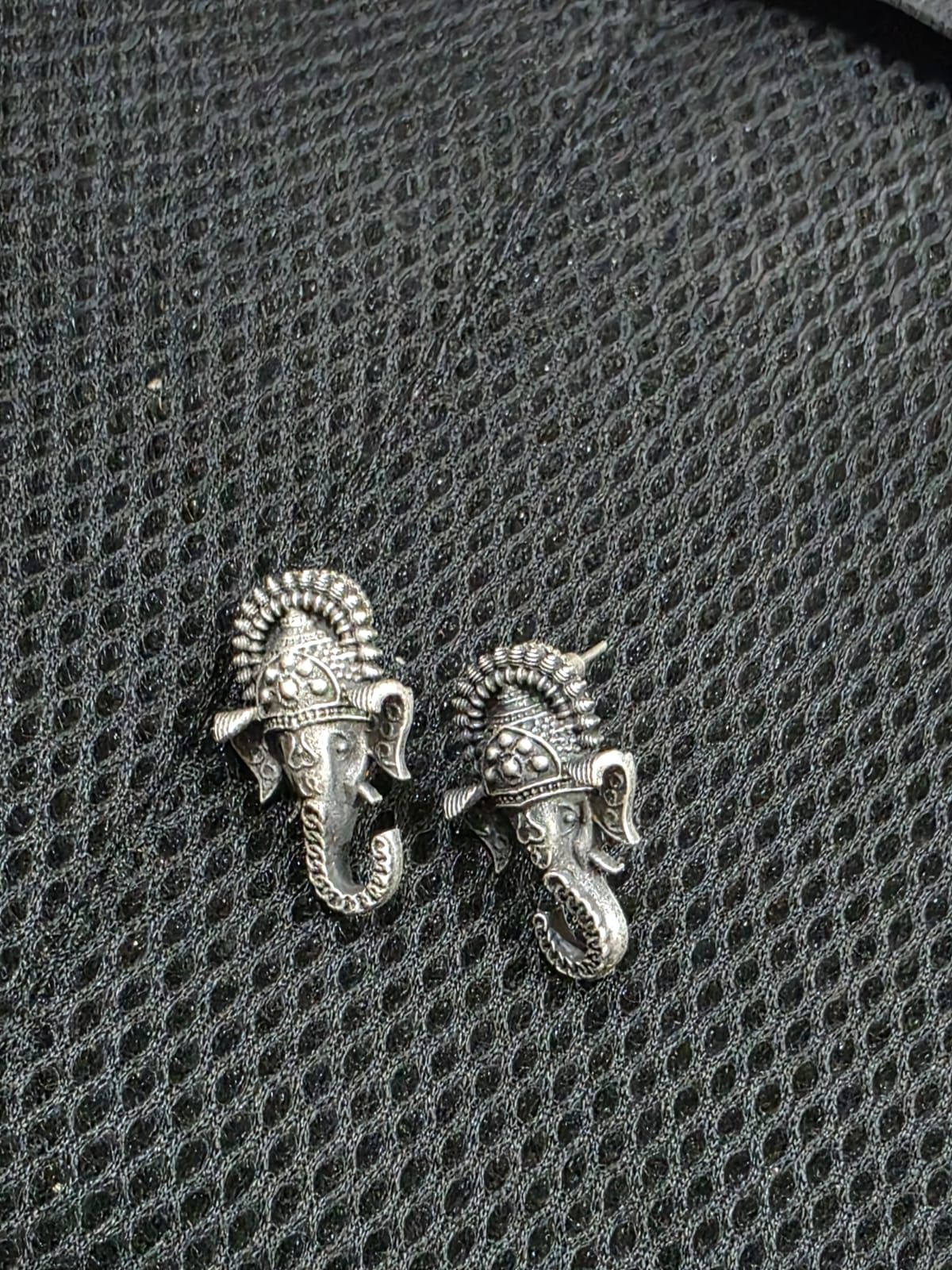Ganesha Stud Earrings
