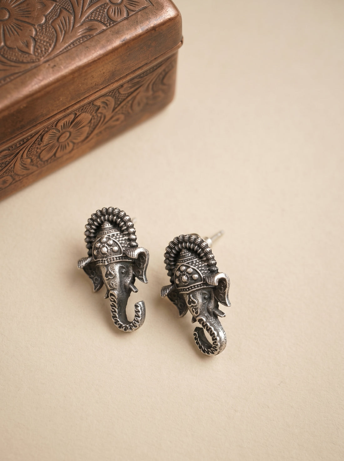 Ganesha Stud Earrings