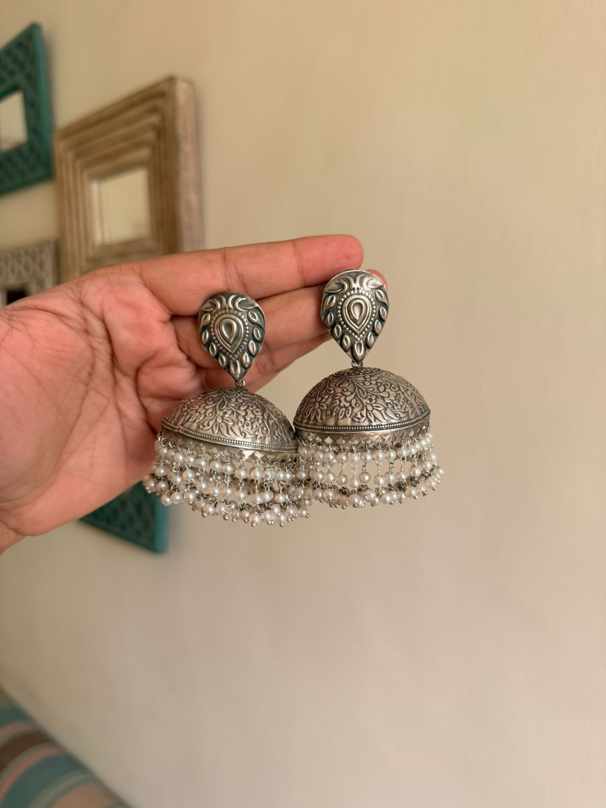 Lotus Jhumka