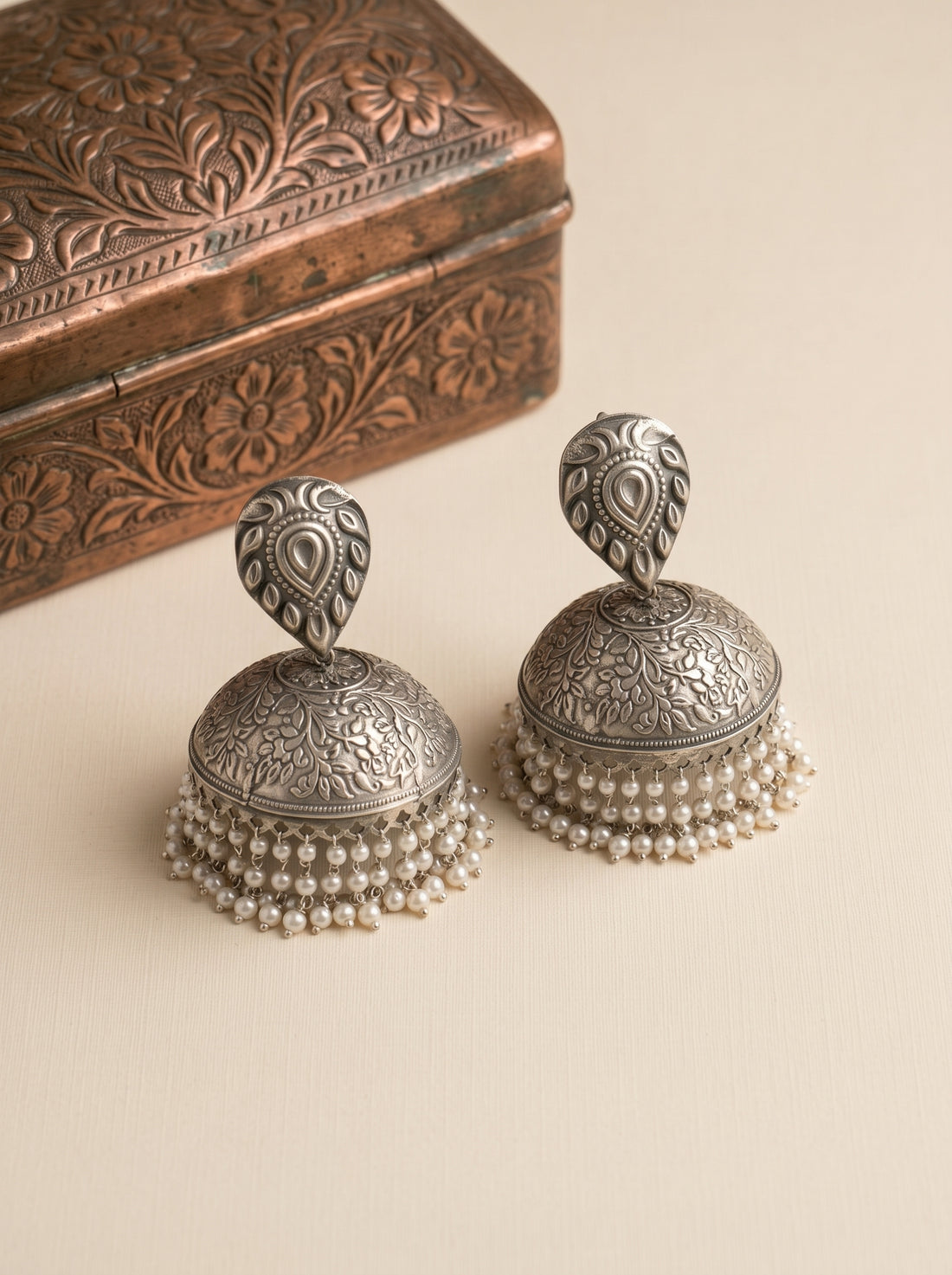 Lotus Jhumka