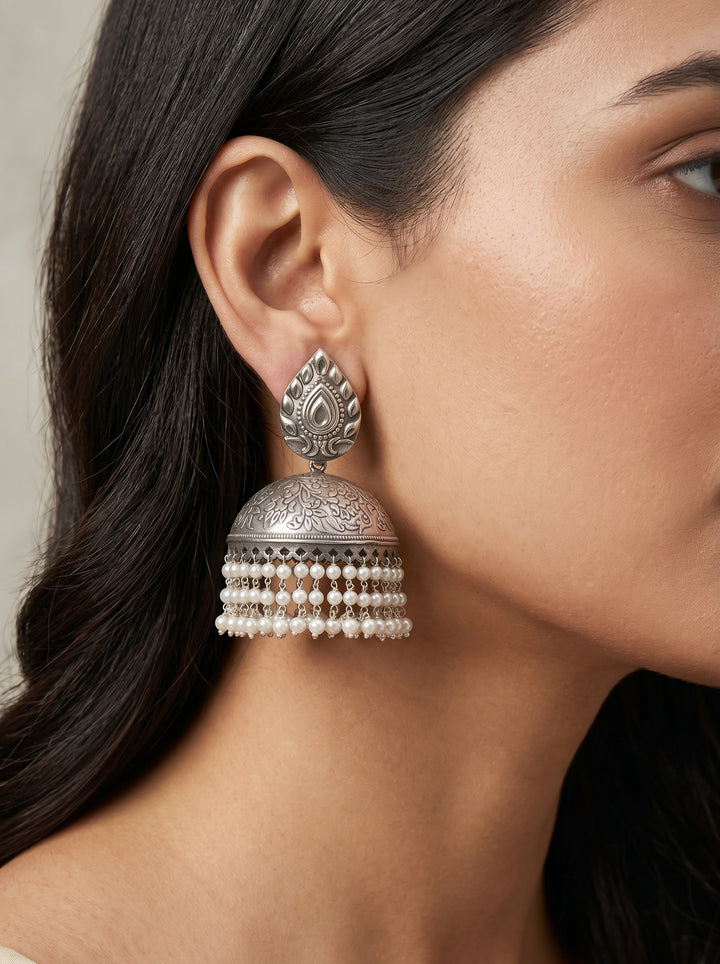 Lotus Jhumka