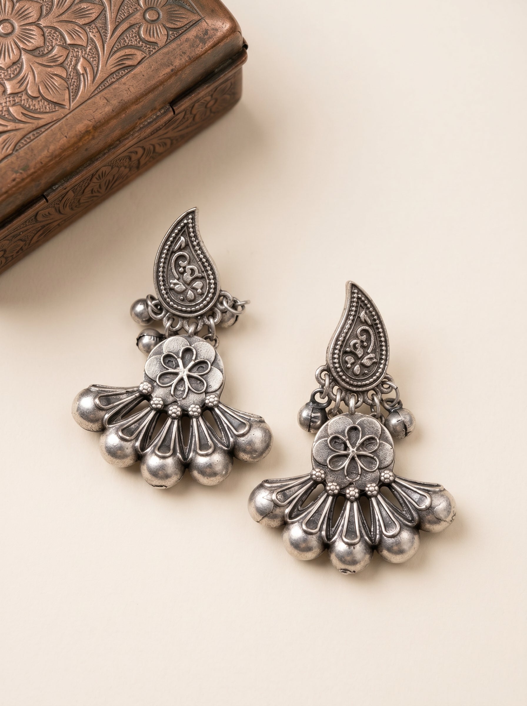 Paisley Fan Earrings
