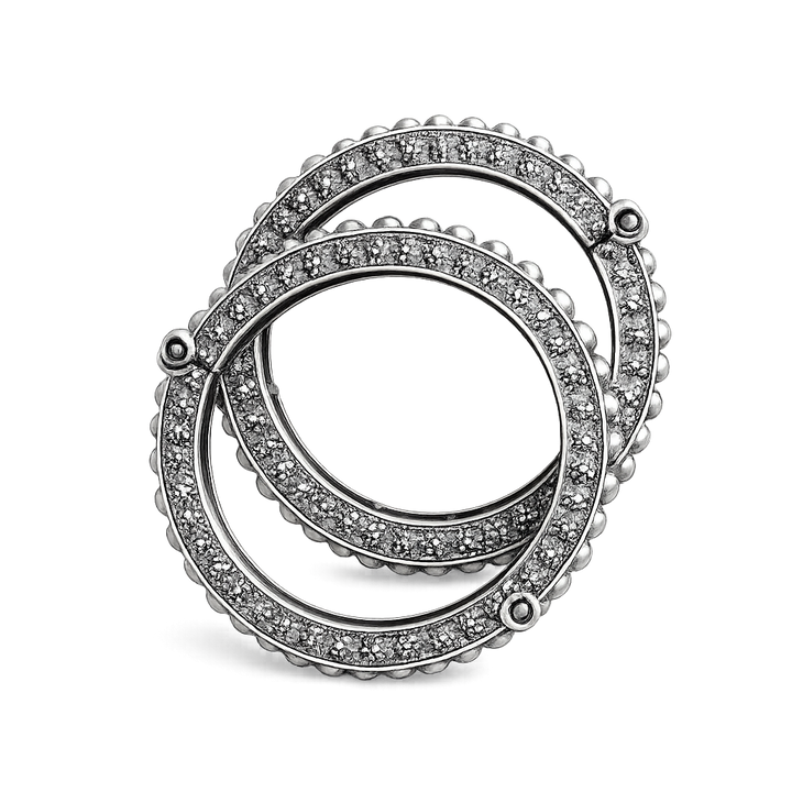 Oxidised Silver Textured Kada Bangles for Women | Elegant Everyday Ethnic Wear
