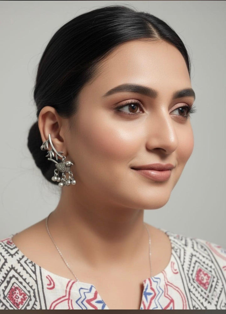 Bulbul Ghungroo Bird Earcuff