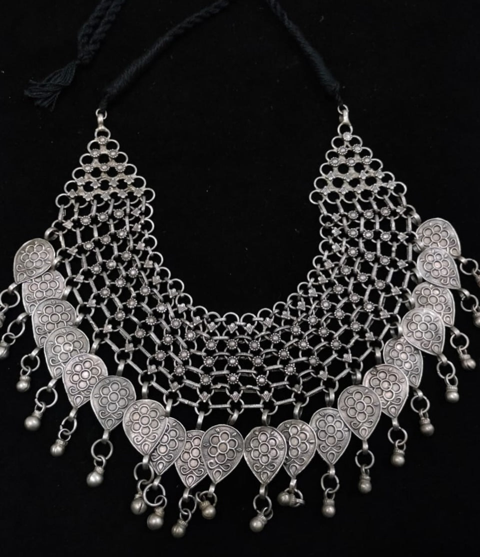 Kavya Layered Oxidised Necklace