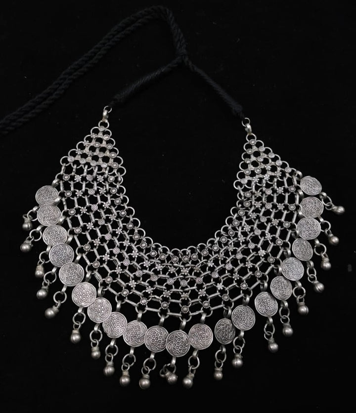 Kavya Layered Oxidised Necklace