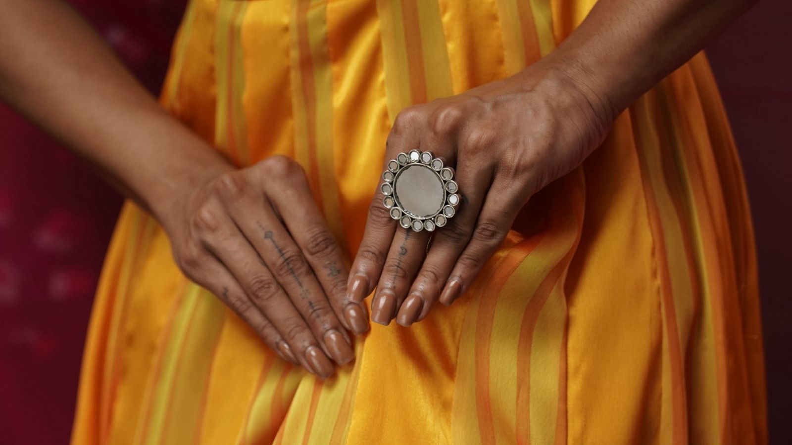 Aafreen Oxidised Ring